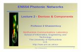 EN554 Photonic Networkslibvolume8.xyz/textile/btech/semester8/technicaltextiles/filterfibres/filterfibres... · EN554 Photonic Networks ... Multiplexer & Demultiplexer. Prof. Z Ghassemlooy