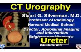 SILVERMAN MDCT Urography - Ureter - .Ureter. CT Urography Stuart G. Silverman, M.D. Disclosure of