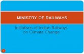MINISTRY OF RAILWAYS - env · BPKM in 2013-14 to 2904 BPKM by 2029-30. For freight transport the traffic will grow at CAGR of 8 % between 2013-14 and 2029-30 from 666 BTKM to 2158