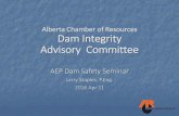 Alberta Chamber of Resources Dam Integrity Advisory ...aep.alberta.ca/water/.../documents/...DIAC-Apr2016.pdf · Alberta Chamber of Resources Dam Integrity Advisory Committee Presentation,