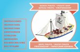 BARCO PIRATA / PIRATE SHIP BATEAU PIRATE / PIRATENSCHIFF · - La supervision d’un adulte du montage ce kit est recommandée. Ce jouet est conçu pour des enfants à partir de 8
