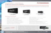 OptiPoint Interfaces - automatedlogic.com · 1150 Roberts Boulevard, Kennesaw, Georgia 30144 770-429-3000 Fax 770-429-3001 |  OptiPoint™ Interfaces Specifications