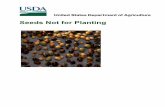 Seeds Not for Planting Manual - USDA APHIS · 04/2019-108 Seeds Not for Planting Manual LOT-1 Seeds Not for Planting Manual Tables Table 1-1 How to Use Decision Tables 1-11 Table