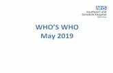 WHO’S WHO - southportandormskirk.nhs.uk · Dr Terry Hankin, Medical Director ... Sarah Huyton Lynne Loxton (Interim) Rob Stubbs Divisional Finance Managers ... Yvonne Ba r on