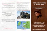 Friends of the Daniel O’Connell Summer School INFORMATION · Friends of the Daniel O’Connell Summer School You are invited to join a network of Friends to support the Daniel O’Connell