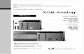 Programmable Logic Controller XGB Analog - Fosterfoster.pl/pdf/plc/manuals/xgb_analog.pdf · Programmable Logic Controller XGB Analog ... Thank you for purchasing PLC of LS Industrial