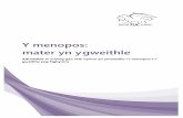 Y menopos: mater yn y gweithle - TUC survey report FINAL_0.pdf · yn y cyfnod “ôl-menopos”. Fel arfer mae’r menopos yn digwydd rhwng 45-55 oed. Yn y Deyrnas Unedig, yr oed