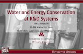 Water and Energy Conservation at R&D Systems fileWater and Energy Conservation at R&D Systems Omar Hammami ... •SOP calls for