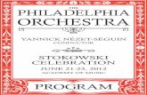 PHILADELPHIA ORCHESTRA - philorch.org · most notably Carlo Maria Giulini. ... In the U.S. Mr. Alexander has been a long-time collaborator with Seiji Ozawa ... (born Lucy Hickenlooper
