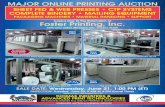 SHEET FED & WEB PRESSES • CTP SYSTEMS COMPLETE BINDERY • MAILING EQUIPMENTthomasauction.com/documents/auctionbrochure/1449_foster_printing_brochure.pdf · major online printing