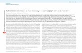 Monoclonal antibody therapy of cancer - Purdue Universityweb.ics.purdue.edu/~jfleary/nanomedicine_course_2011/Lecture_9 Drug... · Monoclonal antibody therapy of cancer Gregory P