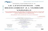 2018 LE LEVOTHYROX : UN - atctoxicologie.fratctoxicologie.fr/images/Dossier/Lévothyrox/2018_Dossier_n20_Lévothyrox_V12_final.pdf · 3 / 38 9bis rue Gérando, 75009 Paris - FRANCE