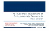'The Investment Implications of Ei llS i …The Investment Implications of Ei llS i blEnvironmentally Sustainable Real EstateReal Estate' International Land Policy Forum: Paul McNamara,