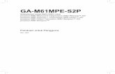 GA-M61MPE-S2P - download.gigabyte.cndownload.gigabyte.cn/FileList/Manual/motherboard_manual_ga-m61pme-s2p_i.pdf · * Untuk informasi lebih lanjut tentang cara menggunakan ... •
