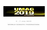 WORLD KARATE FEDERATION - wkf.net · 1. Initial Greetings 1.1. Head of the host NF It is a great honor for me to invite all competitors to participate in the WKF Karate 1 Youth League