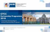 Partnership Programme 2018 - thailand.ahk.de · GTCC 2018 Partnership Programme List of Benefits Premium Partner - ฿280,000 (+7% VAT) Annual Partner - ฿150,000 (+7% VAT) Total