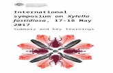 International Symposium on Xylella fastidiosa, May 2017 ...€¦  · Web viewInternational symposium on Xylella fastidiosa: ... strains spread in the water-conducting system ...