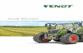 Fendt 300 Vario with a 110l/min pump. Extend your tractor The Fendt 300 Vario is the perfect tractor for loader work. Its compact design and the large steering angle permit agile driving.