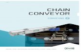 CHAIN CONVEYOR - Cimbria · Cimbria chain conveyor range of products contain models constructed to suit various materials and tasks, and it comes with a range of standard features.