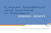 Cancer Incidence and Survival in Flanders - kankerregister.org rapporten/CancerInc 2000-2001.pdf · 3.8 Malignant lymphomas 58 3.8.1 Incidence 58 3.8.2 Survival 62 3.9 Malignant melanoma