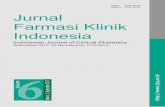 Tentang Jurnal Farmasi Klinik Asupan...  Tentang Jurnal Farmasi Klinik Indonesia Jurnal Farmasi Klinik