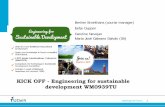 Engineering for sustainable development Learning objectives · proposal Individual proposals Tuning it with field research Defining common grounds & ... The JUT-program (JUT: van