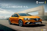 Der neue Renault MEGANE R.S. · * Nur bei Versionen mit EDCDoppelkupplungsgetriebe. Nähere Informationen zu den hier dargestellten Ausstat tungsmerkmalen finden Sie in der aktuellen