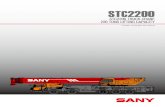 STC2200 - almisfat.com · tonnage crane series, including mobile crane, crawler ... 19 Wheel Crane Family Map Tyres Brakes system ... 0° 40°automatic infinite luffing jib with mechanic
