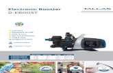 Electronic Booster D-EBOOST · Groupe hydrophore auto-amorçant électronique, automatique ON/OFF avec sécurité manque d’eau. Aussi adapté pour la surpression d’eau domestique.