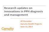 Research updates on innovations in PPH diagnosis and ... Research updates on innovations in PPH