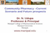 Community Pharmacy Current Scenario and Future prospects ... Mangalore 2009/Current Scenario and Future Prospectus.pdf · 1 Community Pharmacy –Current Scenario and Future prospects
