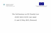 The 3rd Seminar on EU Family Law JUST/2013/JCIV/AG/4642 11 ... · they have nightmares, abdominal pain, etc. When children could be manipulated by their parents, and this would certainly