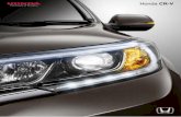 Honda CR-V 2015 - bprsalsalaam.co.id · Exhaust Pipe Finisher dengan desain baru pada belakang kendaraan memberi aksen mewah. Exhaust Pipe Finisher Desain bumper depan dan belakang