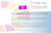 Transforming our world: A cooperative 2030 · The cooperative difference Reducing inequalities in income as well as those based on age, sex, disability, race, ethnicity, origin, religion
