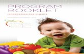 PROGRAM BOOKLET - IN.gov English.pdf · • Tips for eating well to improve health ... spread, mixed with jelly, marshmallow, honey, ... Program Booklet, ...