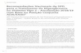 Recomendações Nacionais da SPD para o Tratamento da ... · eficÁcia hipoglicemia alteraÇÃo peso efeitos cardiovasculares custo oral/sc efeitos renais consideraÇÕes adicionais