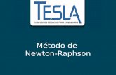 Método de Newton-Raphson - teslaconcursos.com.br · Método de Newton-Raphson. 30 3 Demanda possivel dias Probabilidade 0,06 0,14 0,24 0,28 0,20 0,08 1,00 x - 9 10 11 Resolução