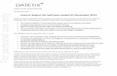 Interim Report for half year ended 31 December 2015 For ... · Interim Report for half year ended 31 December 2015 DateTix Group Limited (ASX: DTX) is pleased to present its Interim