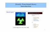 Density Functional theory Introduction - UHeMtraining.uhem.itu.edu.tr/docs/18hazirannano/DFT-partI.pdf · Density Functional theory Introduction Based upon Cambridge University Press,