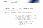 Software Assurance Customer Guidedownload.microsoft.com/.../Guia_Cliente.doc · Web viewBeneficios de Software Assurance para el desktop 5 DERECHO DE NUEVA VERSIONES 5 FRACCIONAMIENTO