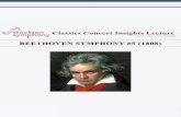BEETHOVEN SYMPHONY #5 - morissenegor.com · 1824 Ninth Symphony; Beethoven ... concert that also included Symphony #6 and Piano ... horns that played E-flat could not then switch