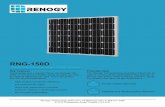 RNG-150D · RNG-150D Sleek desgn and a durable frame, the Renogy 150 Watt 12 Volt Monocrystalline panel provides you with ... Years Power Output Warranty 5