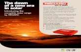 The dawn of a new era in solar - Redarc Electronics Solar... · The dawn of a new era in solar There’s a new generation, ... in 120 and 160 watt power ratings, ... 80, 120, 150