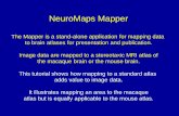 NeuroMaps Mapper - University of Washingtonbraininfo.rprc.washington.edu/Mapper Macaque Tutorial.pdf · 2017-01-12 · NeuroMaps Mapper The Mapper is a stand-alone application for