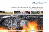 Bioenergy Options for New Zealand - NIWA · Bioenergy Options for New Zealand. ... energy available from residual biomass is relatively small ... • Combined heat and power – small-scale