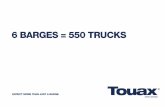 6 BARGES = 550 TRUCKS - Touax River Barges provides ... · In 1853, the Touax Group was founded with the creation of the Compagnie de Touage de la Basse Seine et de l’Oise, a family-run