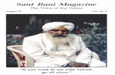 Sant Bani Magazine - drtmastering.com - Coming Soon! My Beloved Sat Improve My L' ITmt e Sant Ajaib Singh Ji 0 my beloved Satguru, improve my life. Suffering by karma, I am calling