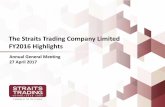 The Straits Trading Company Limited FY2016 …straitstrading.listedcompany.com/newsroom/20170427...REAL ESTATE • HOSPITALITY • RESOURCES © Copyright 2017, The Straits Trading