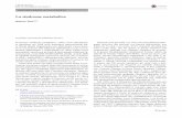 La sindrome metabolica - anfamedmuseo.unipr.it Metabolica.pdf · favorisce l’ipercortisolismo sia da conversione adipocitaria di gluco-corticoidi inattivi sia da iperattivazione