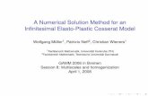 A Numerical Solution Method for an Infinitesimal Elasto ...mueller/media/gamm_bremen_08_mueller.pdf · A Numerical Solution Method for an Inﬁnitesimal Elasto-Plastic Cosserat Model